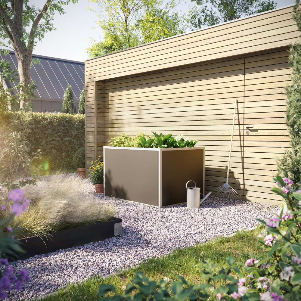 Aluminum raised bed 130, profile system "blank"