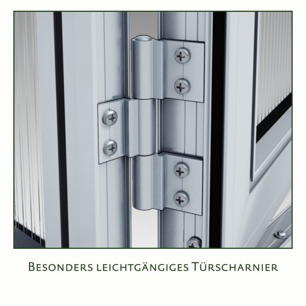 Gewächshaus Linea II, anthrazit-grau – Bild 7