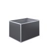 Aluminium verhoogd bed 130, profielsysteem "pressblank - Afbeelding 3
