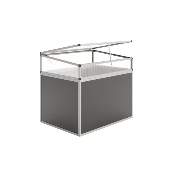 Aluminium verhoogd bed 130, profielsysteem "pressblank - Afbeelding 5