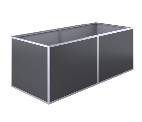 Aluminium-Hochbeet 210, Profilsystem "pressblank" – Bild 3