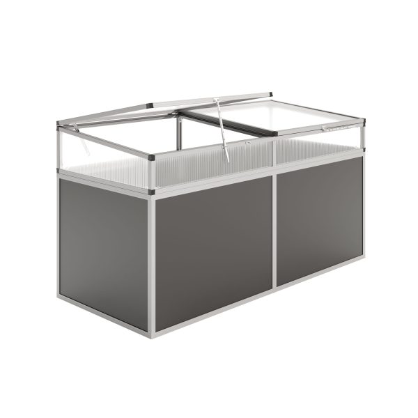 Aluminium-Hochbeet 210, Profilsystem "pressblank" – Bild 4