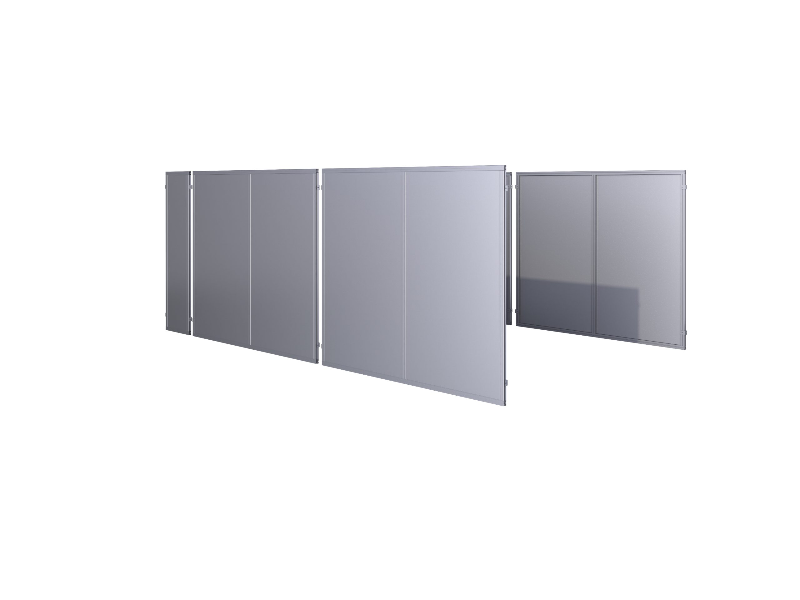 Zijpaneel AVB klein, zilver