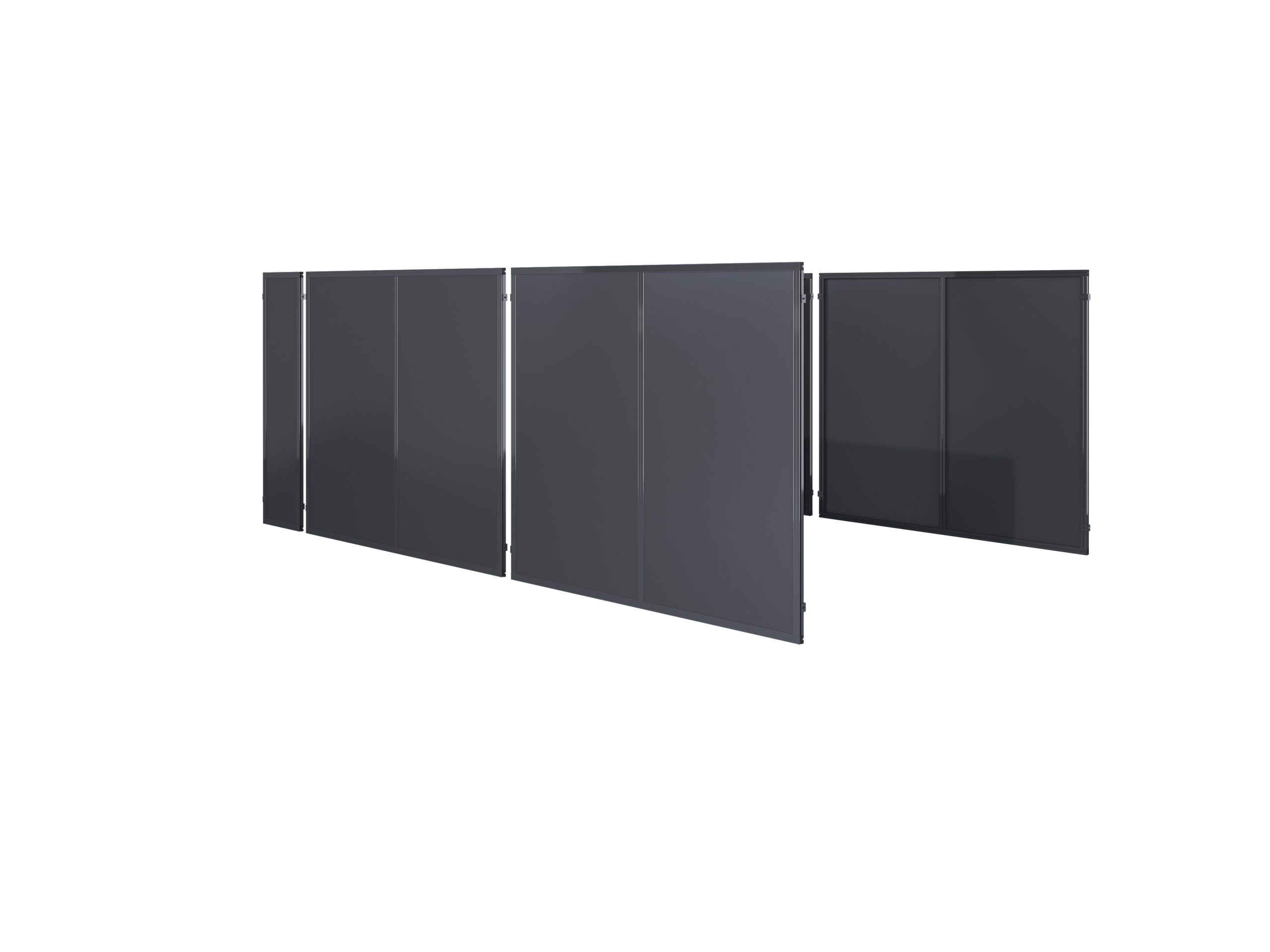 Side element AVB small, anthracite-grey