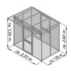 Gewächshaus Santini II - small, pressblank – Bild 3