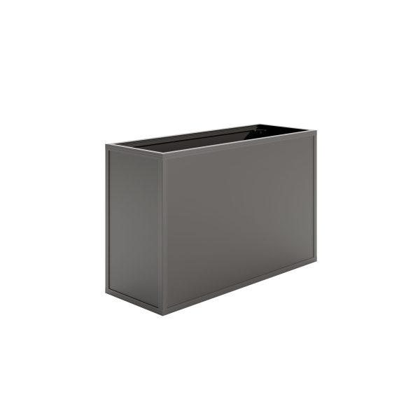 Aluminium-Hochbeet 130 | 45er Tiefe, Profilsystem "anthrazit-grau" – Bild 2