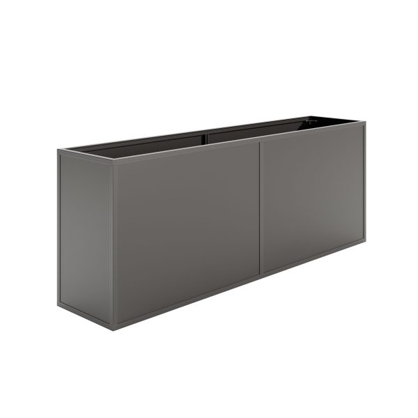 Aluminium-Hochbeet 210 | 45er Tiefe, Profilsystem "anthrazit-grau" – Bild 3