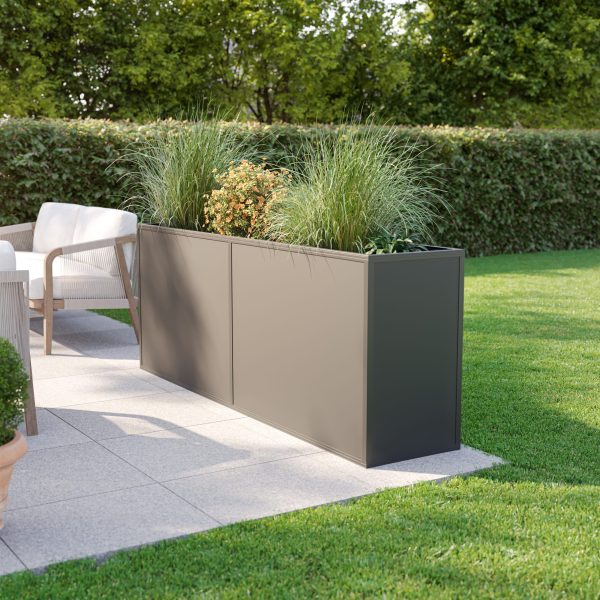 Aluminium-Hochbeet 210 | 45er Tiefe, Profilsystem "anthrazit-grau" – Bild 2